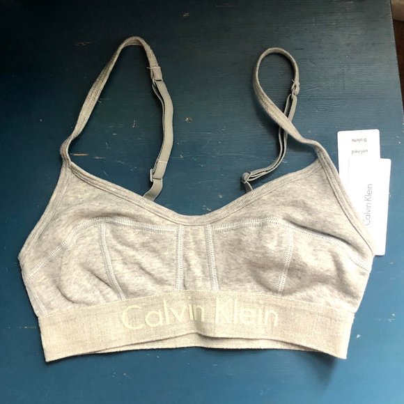 Heather Gray Calvin Klein Sports Bra (New w/ Tags) - Picture 1 of 3
